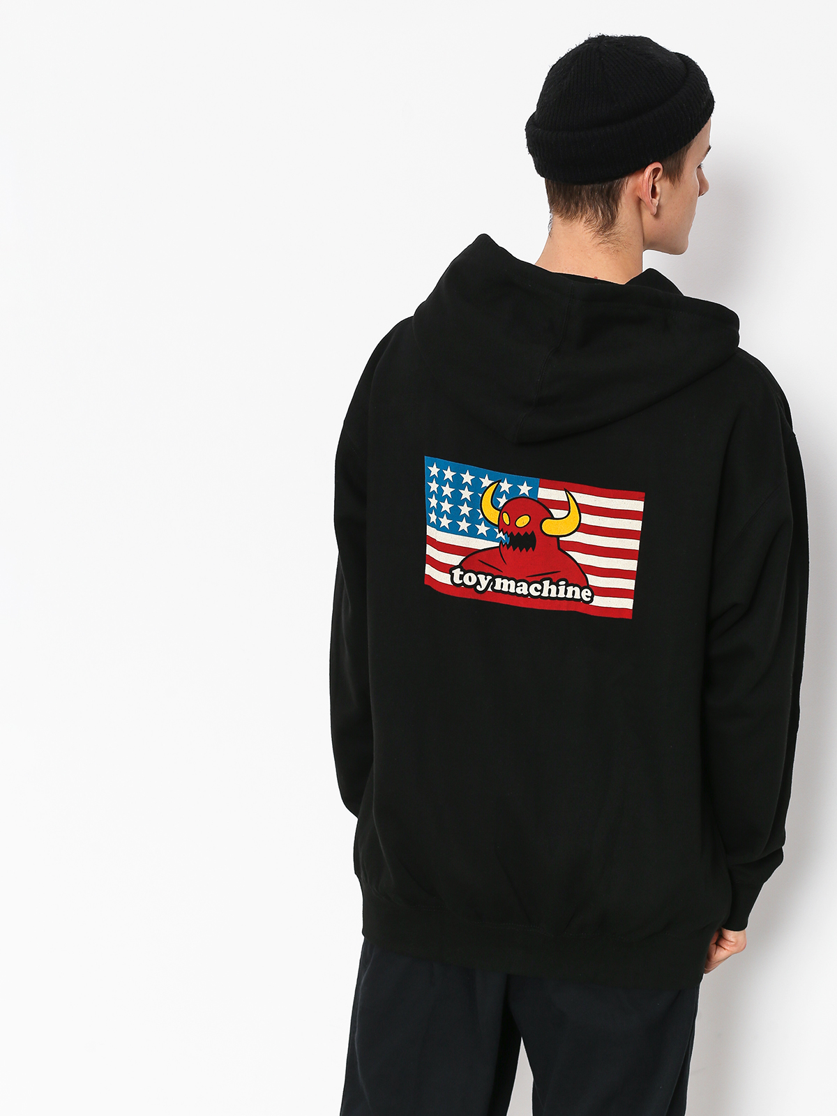 Bluza z kapturem Toy Machine American Monster ZHD (black)