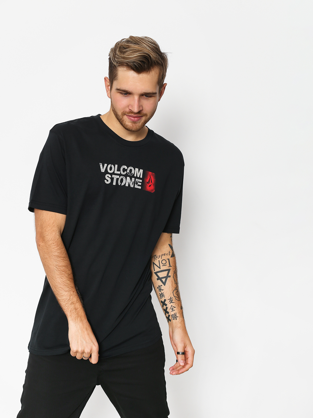 T-shirt Volcom Stence Bsc (blk)