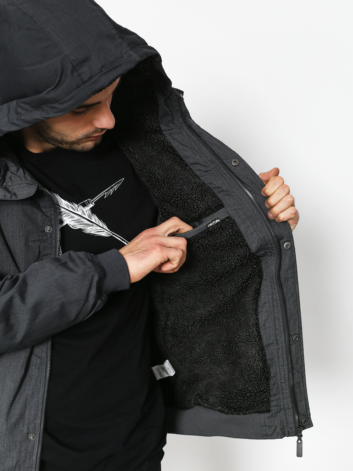 Kurtka Iriedaily Eissegler (anthra  mel)