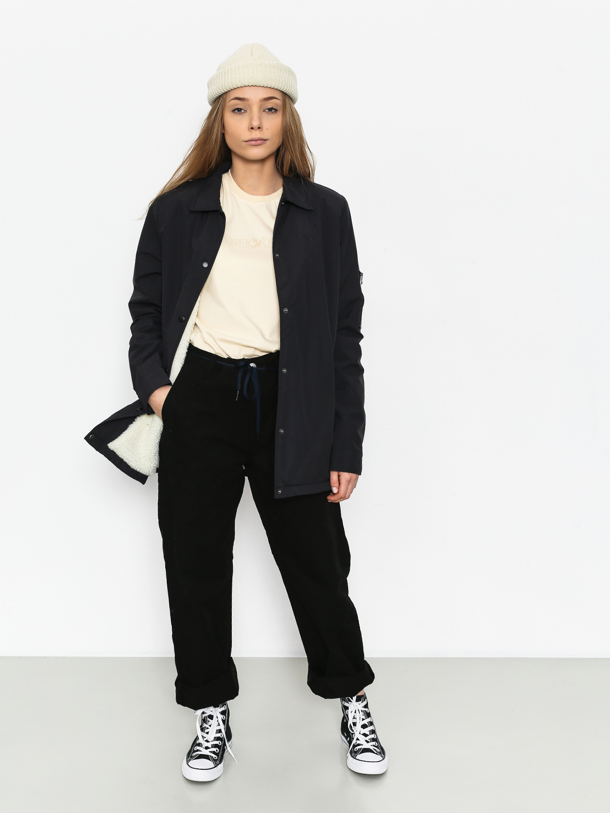 Kurtka Vans Thanks Coach Sherpa Mte Wmn (black)