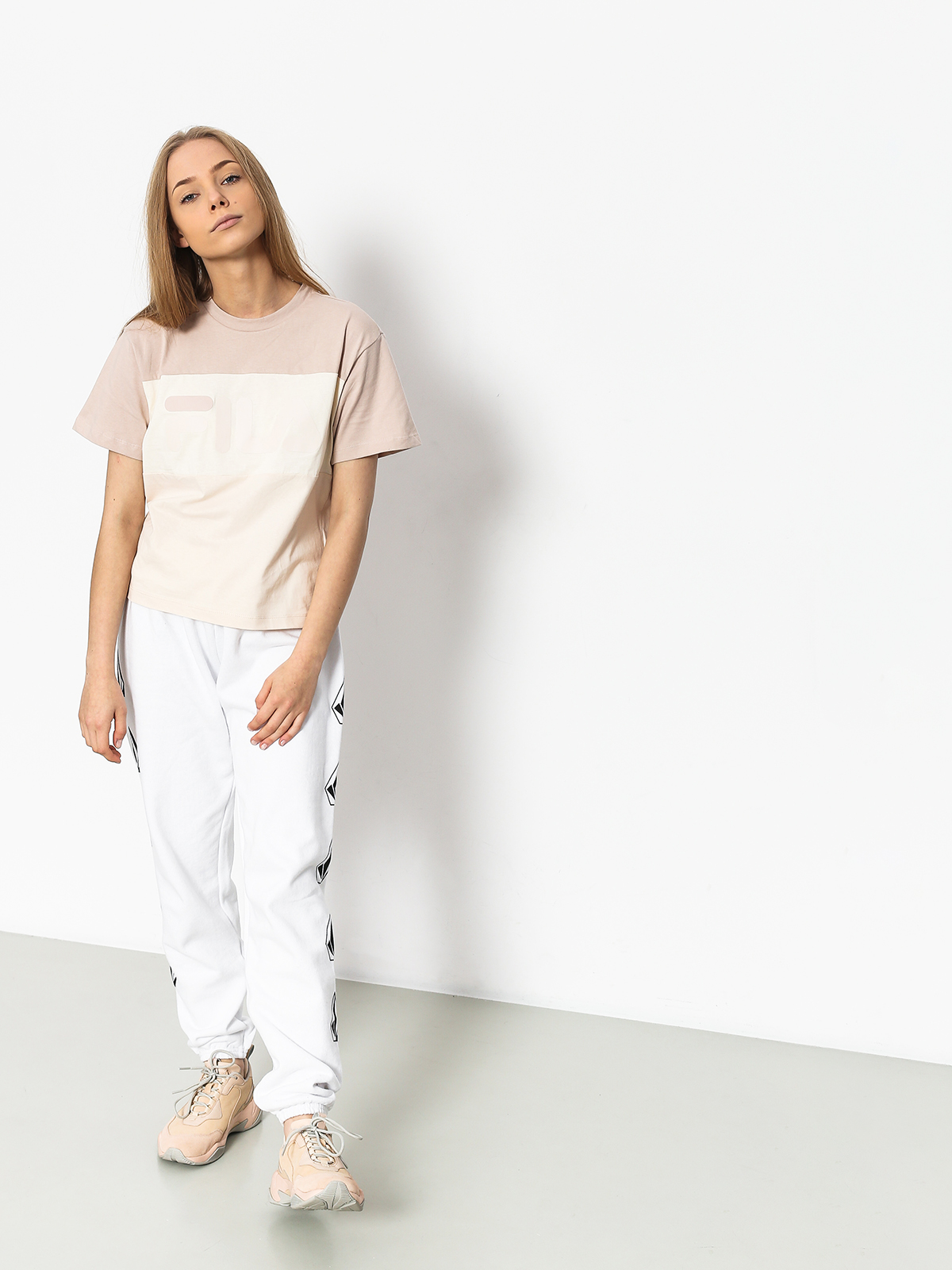 T-shirt Fila Allison Wmn (pink tint/eggfrog/mushroom)