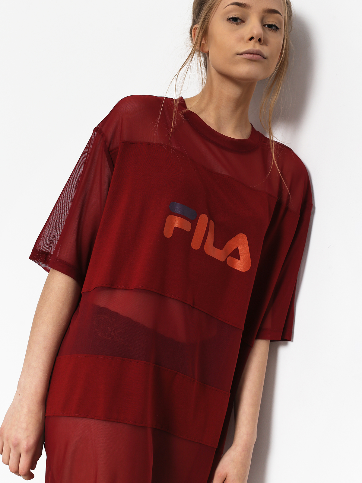 Sukienka Fila Emily Tee Dress Wmn (merlot)