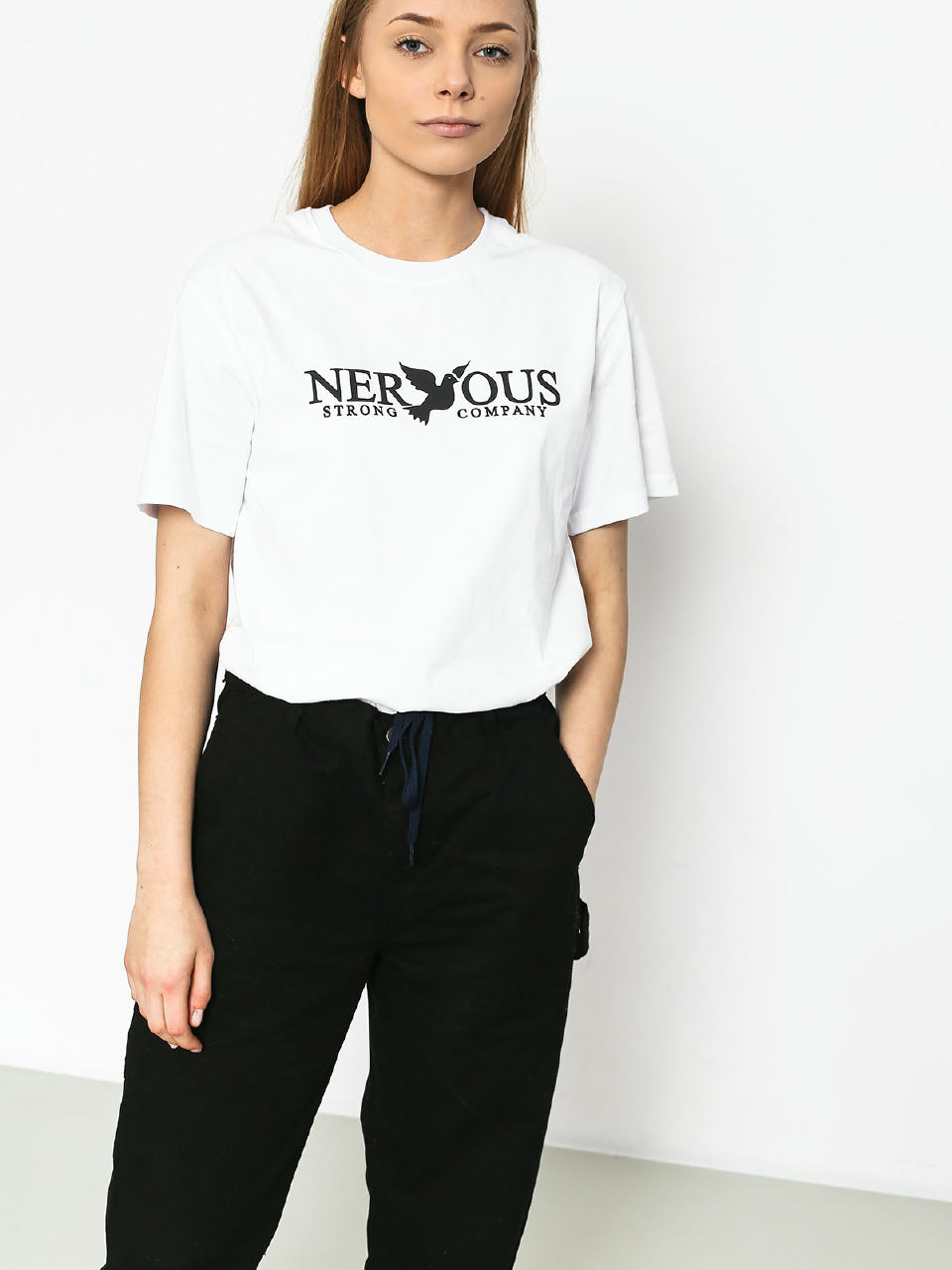 T-shirt Nervous Classic Wmn (white)