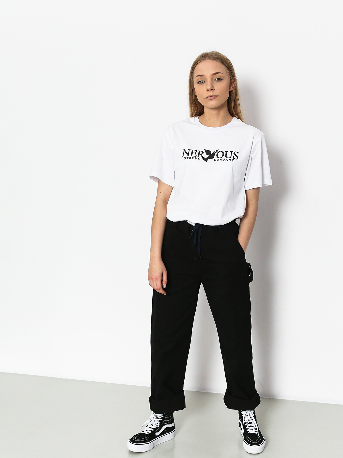 T-shirt Nervous Classic Wmn (white)