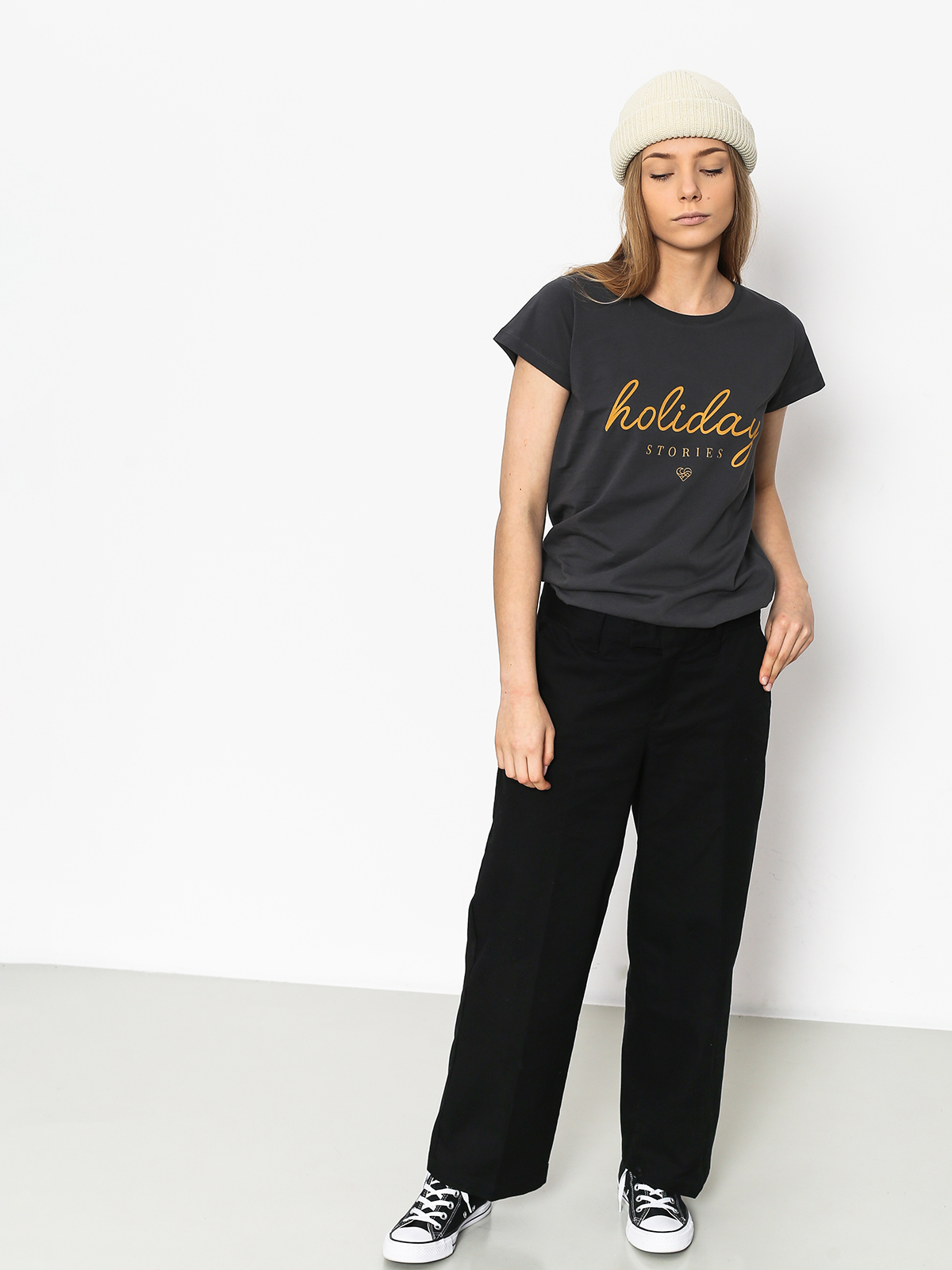 T-shirt Femi Stories Klark Wmn (wblk)