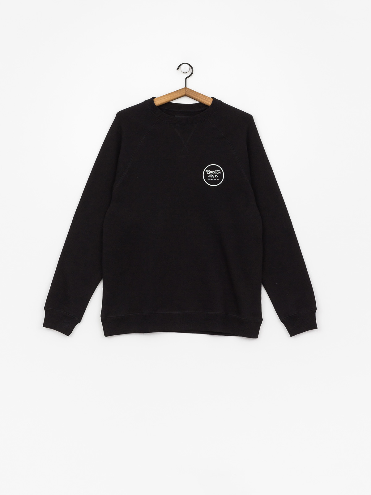 Bluza Brixton Wheeler Intl Crew (black/white)