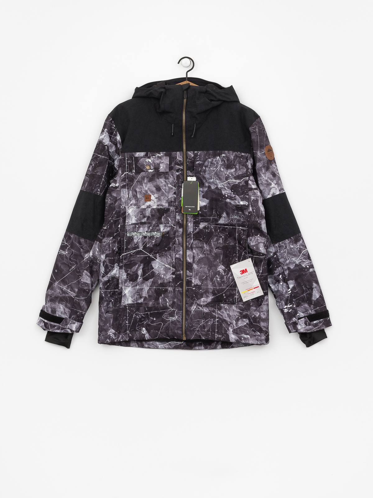 Męska Kurtka snowboardowa Quiksilver Arrow Wood (tannenbaum black)