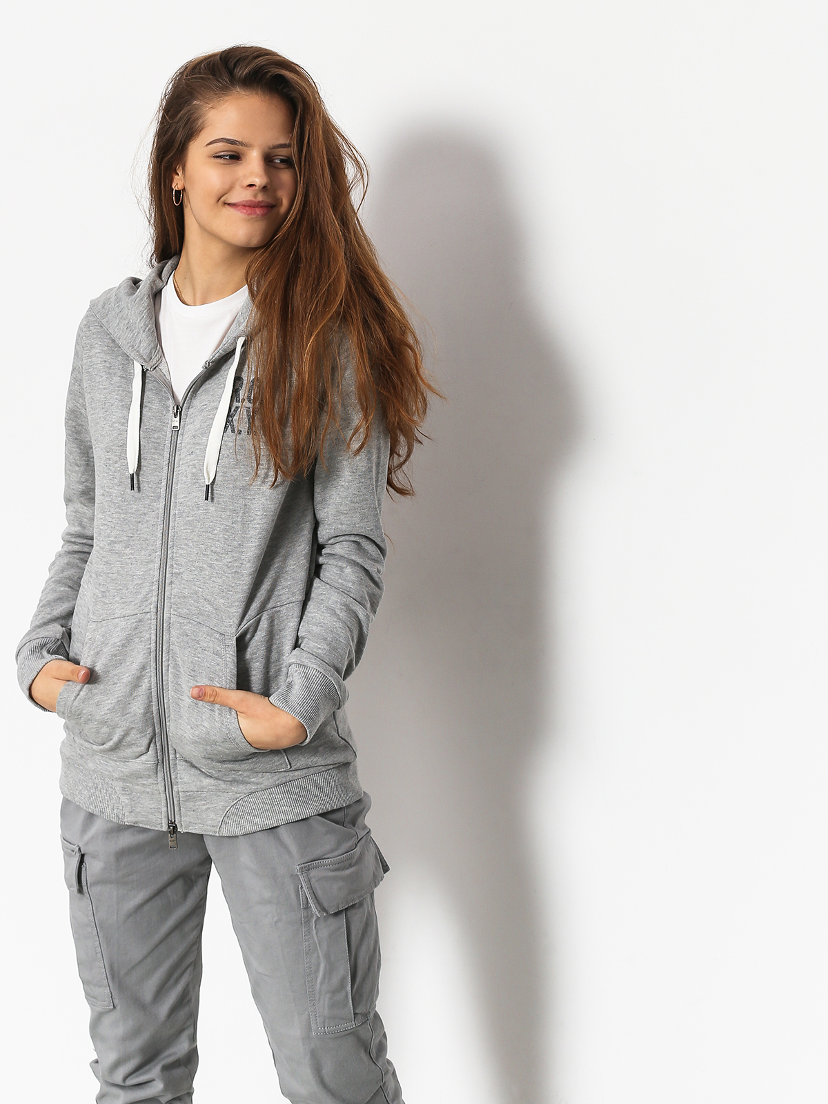 Bluza z kapturem Roxy Dress Like Yflb HD Wmn (heritage heather)