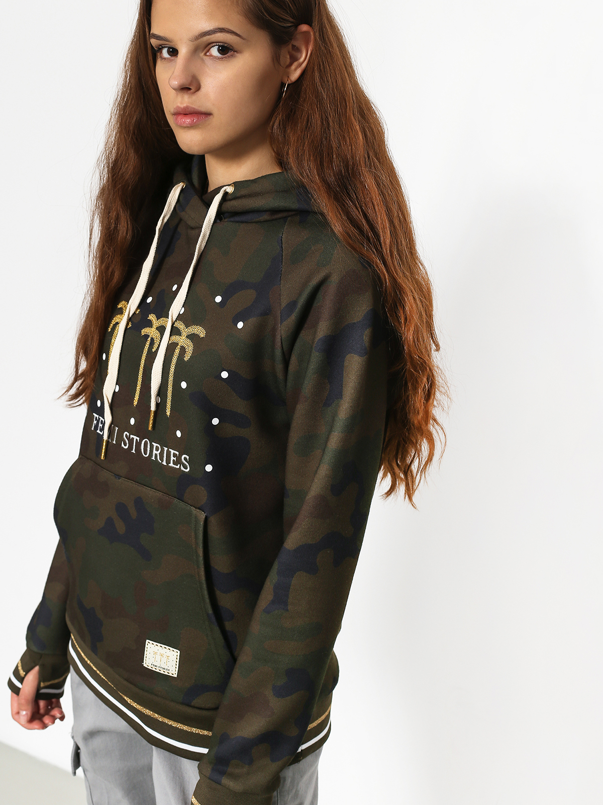 Bluza z kapturem Femi Stories Blend HD Wmn (cmo)