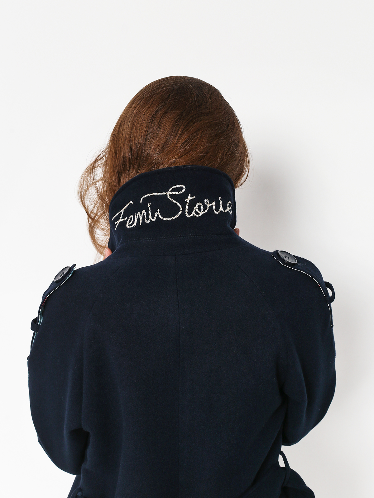 Płaszcz Femi Stories Desir Wmn (nvy)