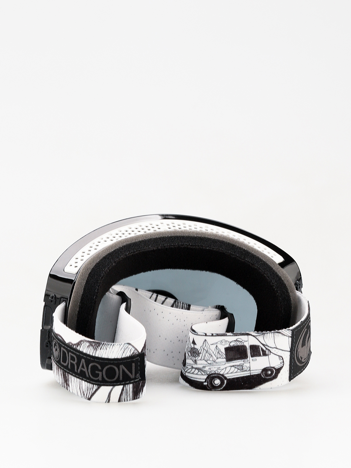 Gogle Dragon NFX2 (c.benchetler sig/dark smoke/lumalens red ion)