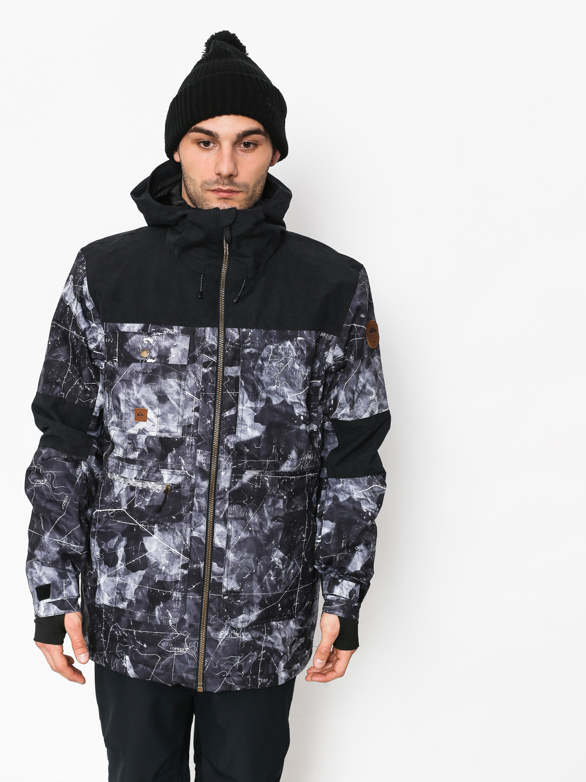 Męska Kurtka snowboardowa Quiksilver Arrow Wood (tannenbaum black)