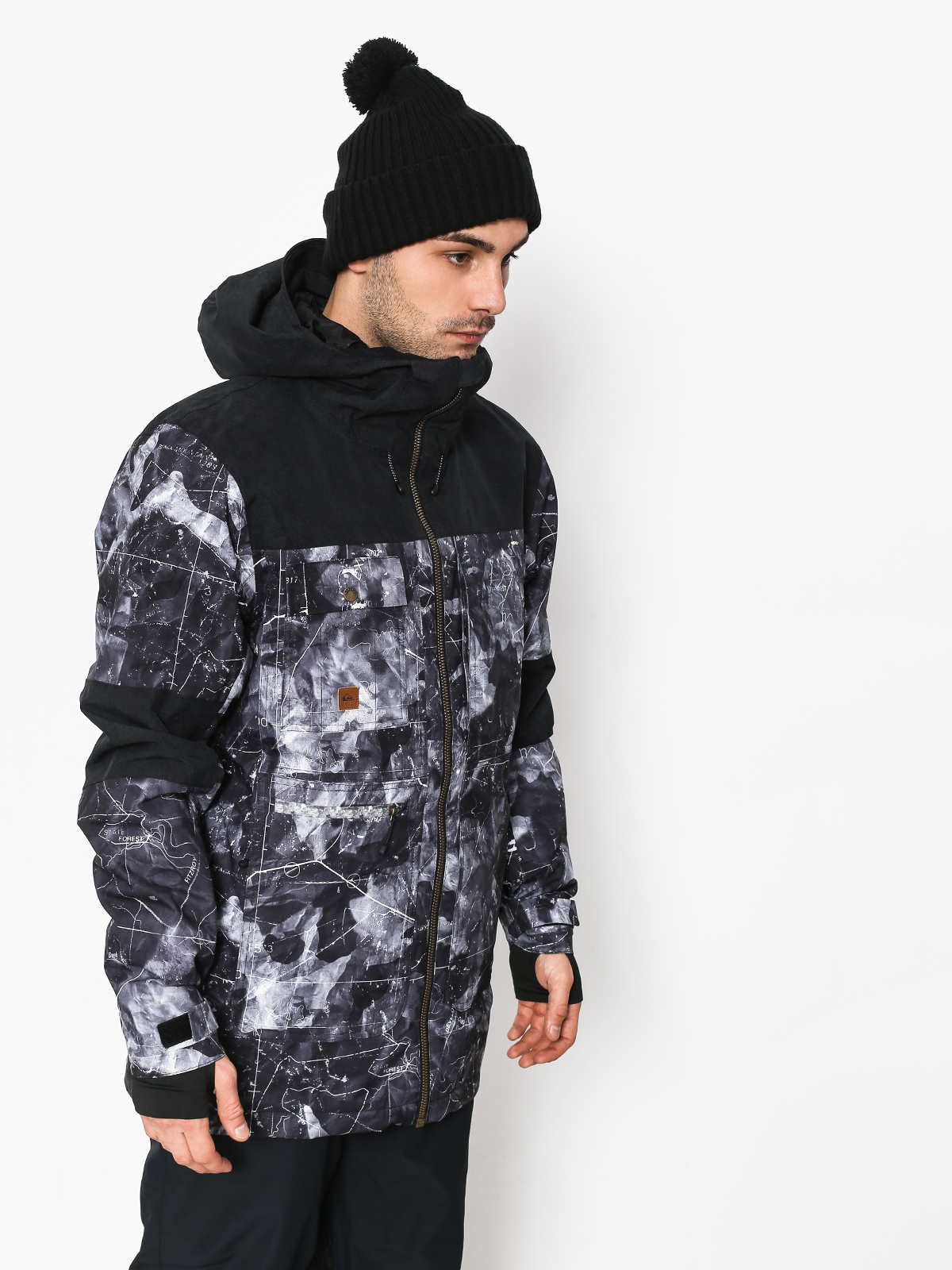Męska Kurtka snowboardowa Quiksilver Arrow Wood (tannenbaum black)