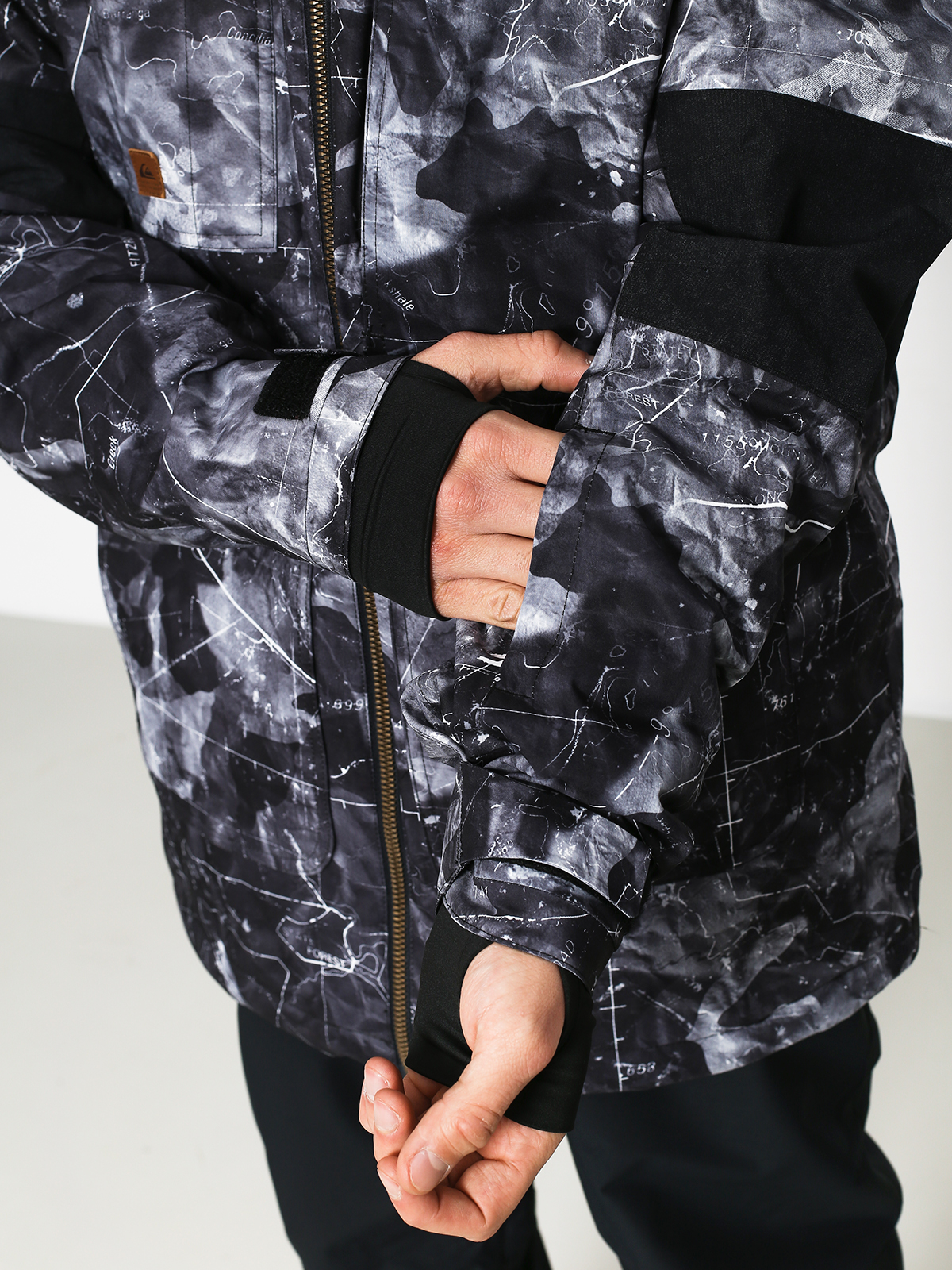 Męska Kurtka snowboardowa Quiksilver Arrow Wood (tannenbaum black)