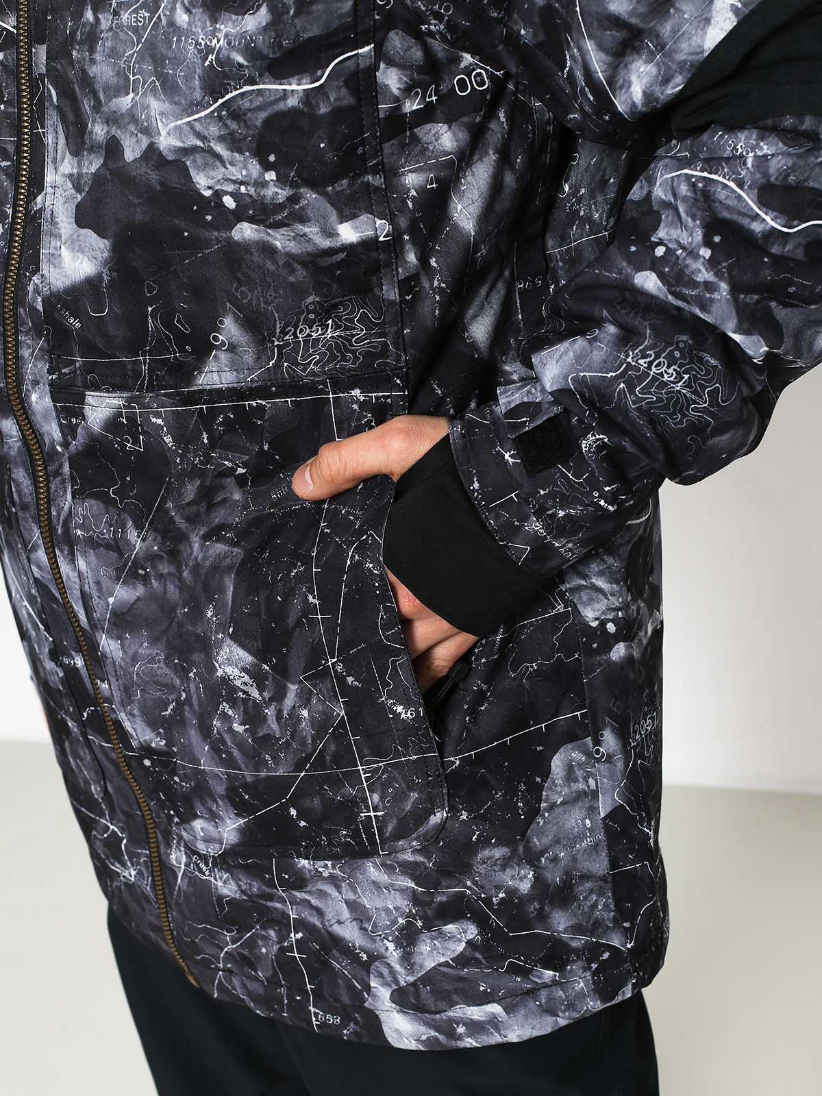 Męska Kurtka snowboardowa Quiksilver Arrow Wood (tannenbaum black)