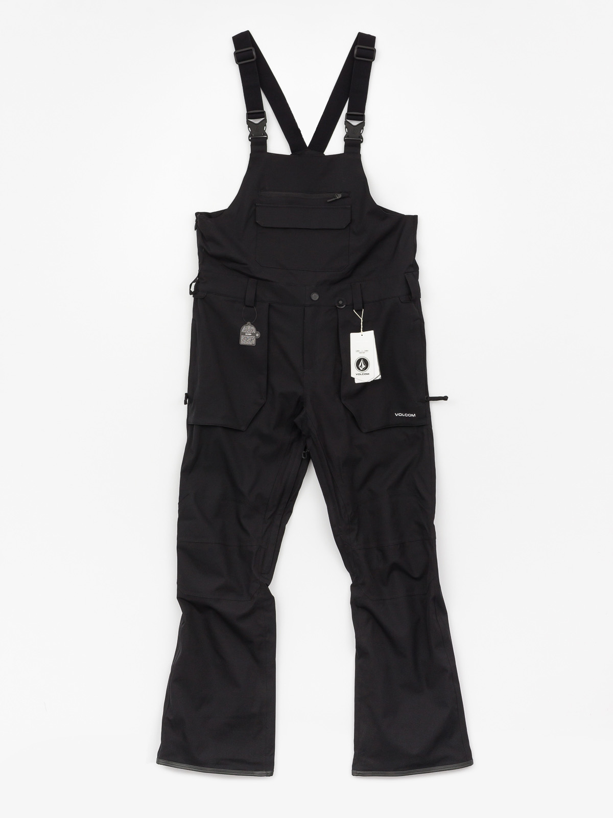 Męskie Spodnie snowboardowe Volcom Roan Bib Overall (blk)
