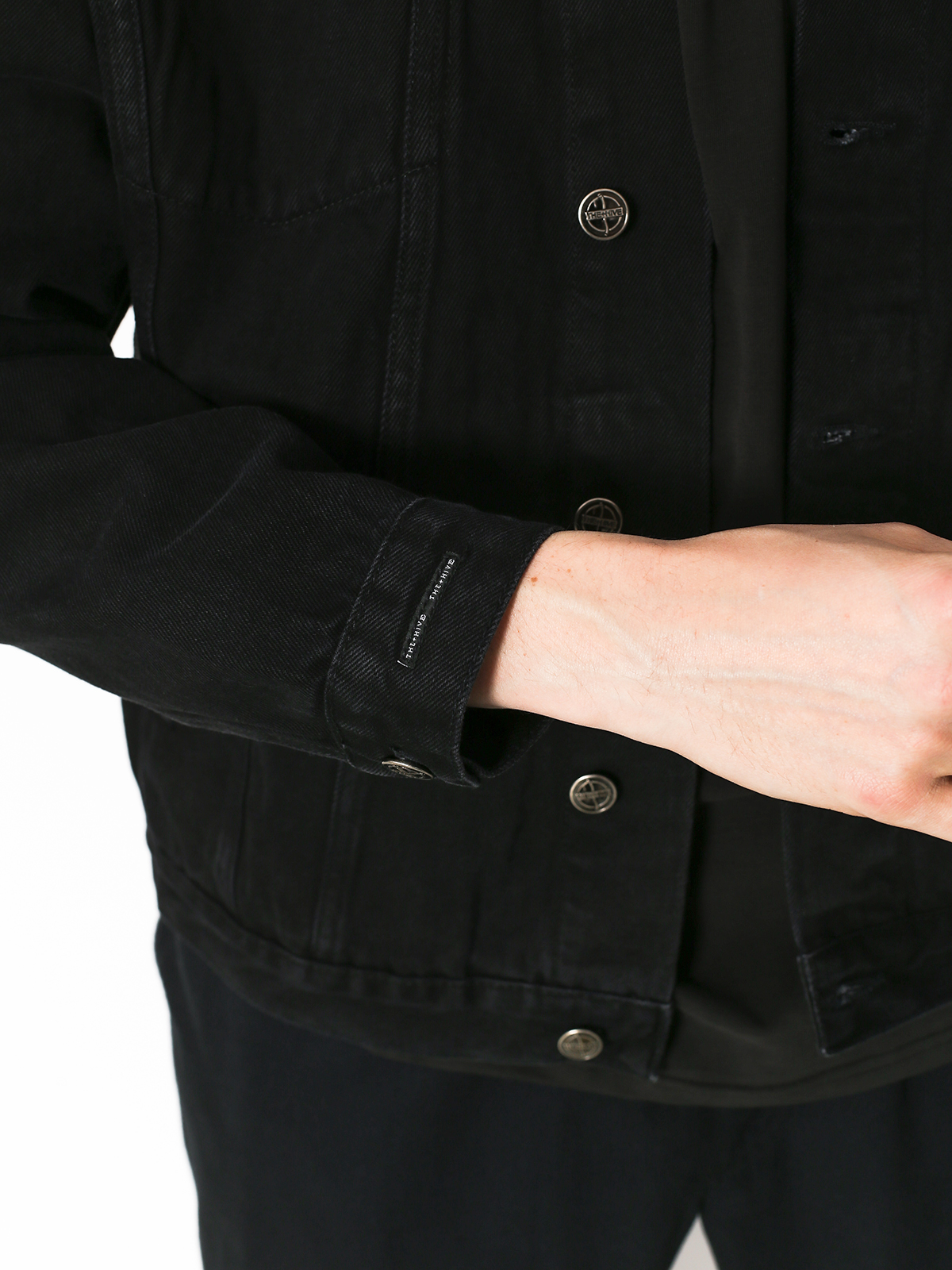 Kurtka The Hive Denim Trucker (black)