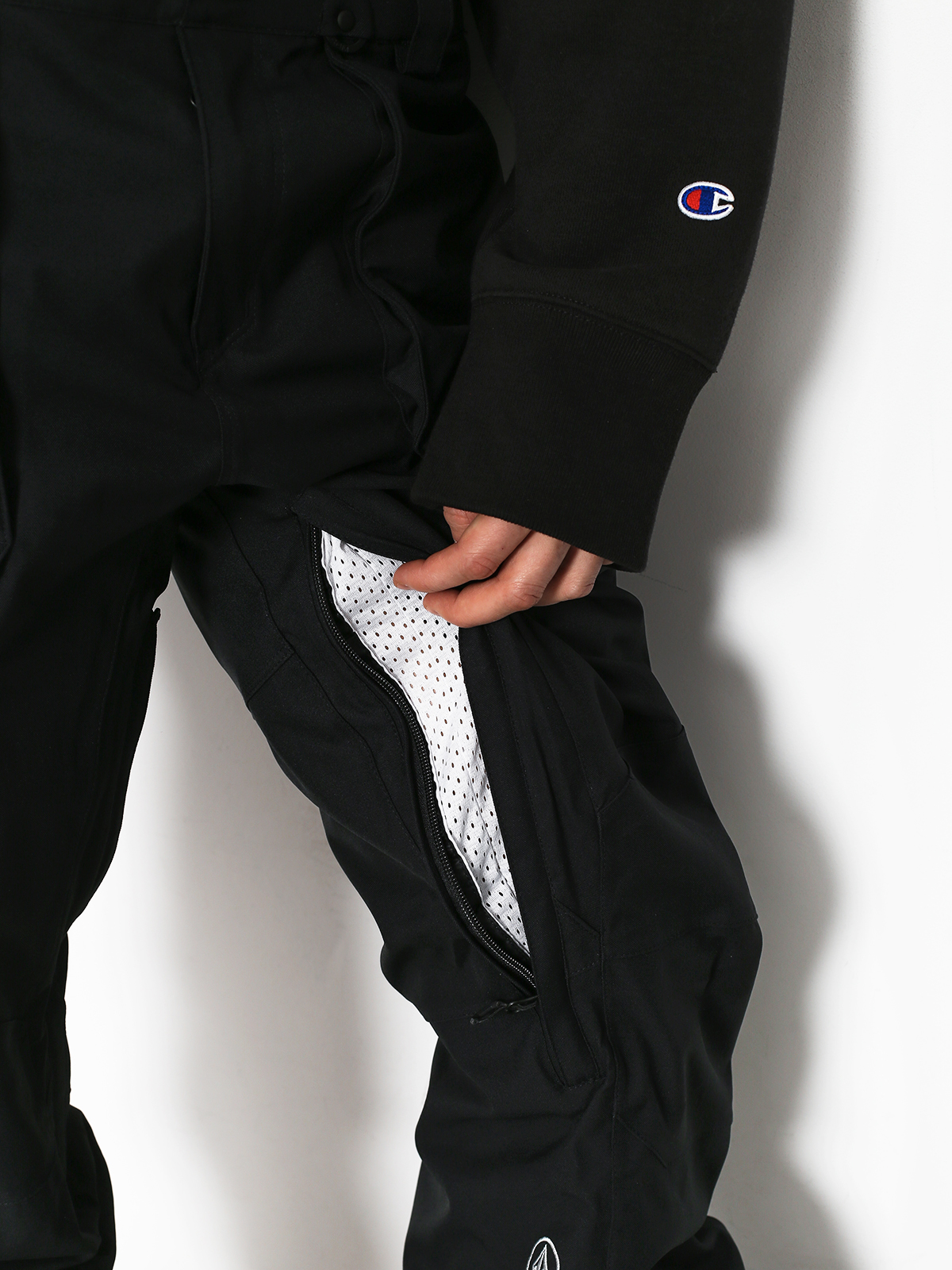 Męskie Spodnie snowboardowe Volcom Roan Bib Overall (blk)