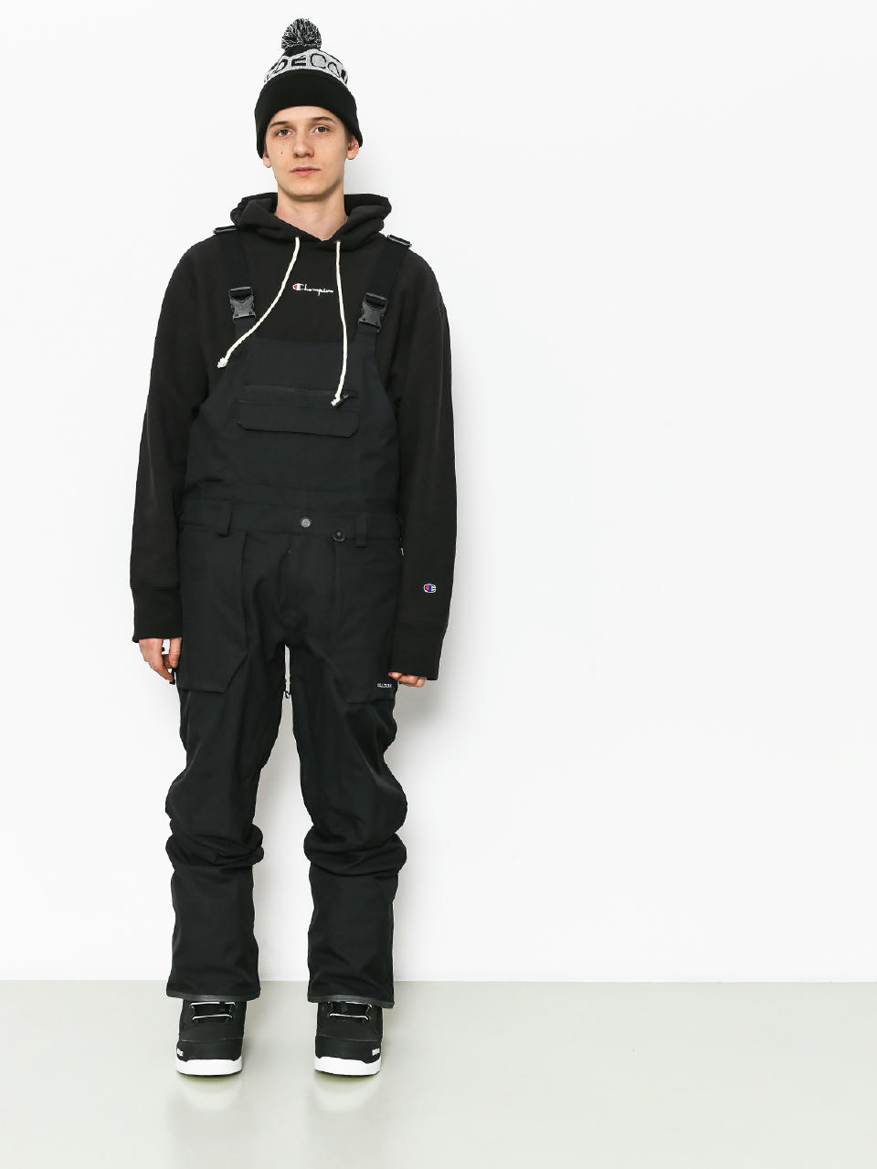 Męskie Spodnie snowboardowe Volcom Roan Bib Overall (blk)