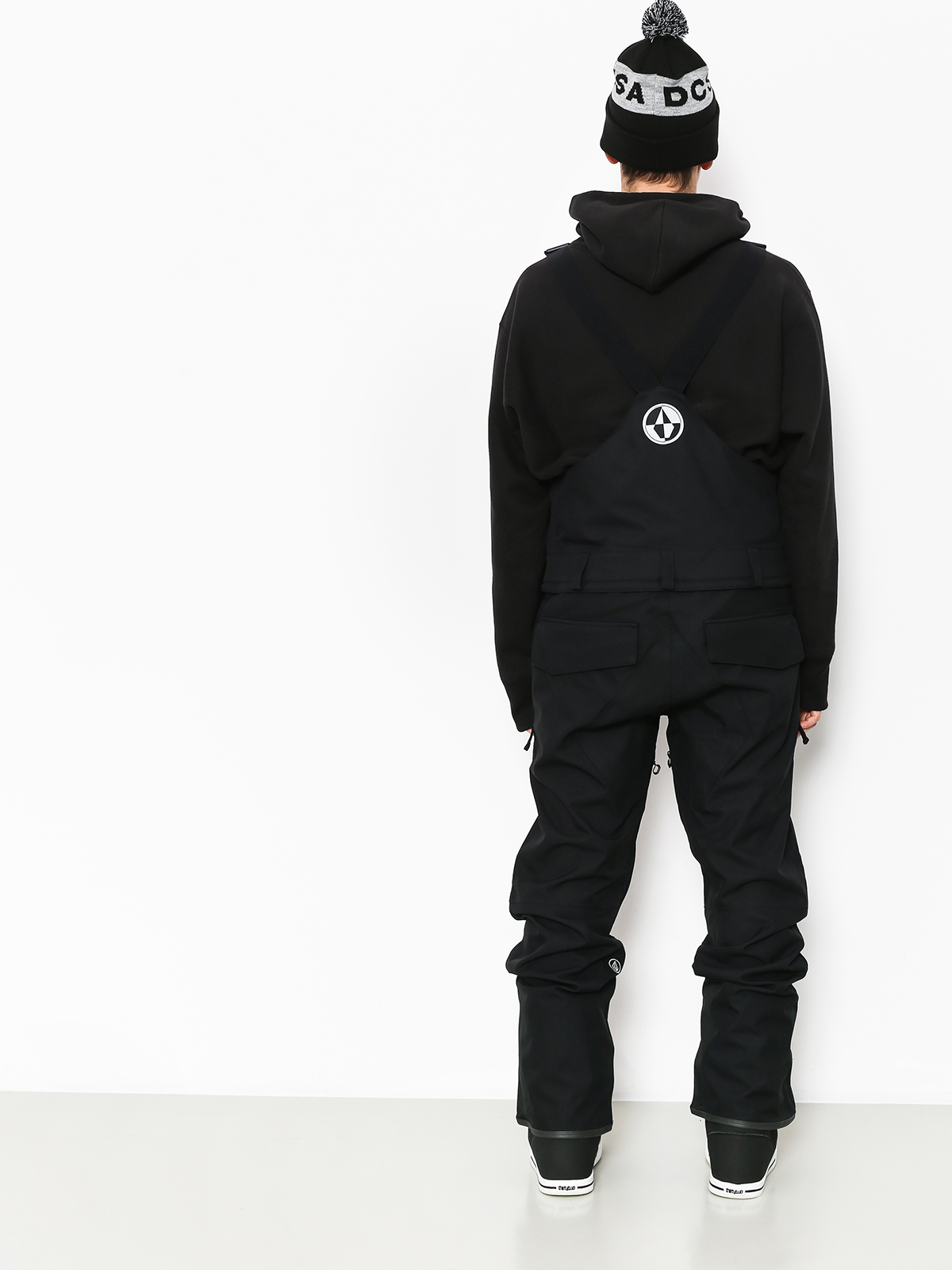 Męskie Spodnie snowboardowe Volcom Roan Bib Overall (blk)