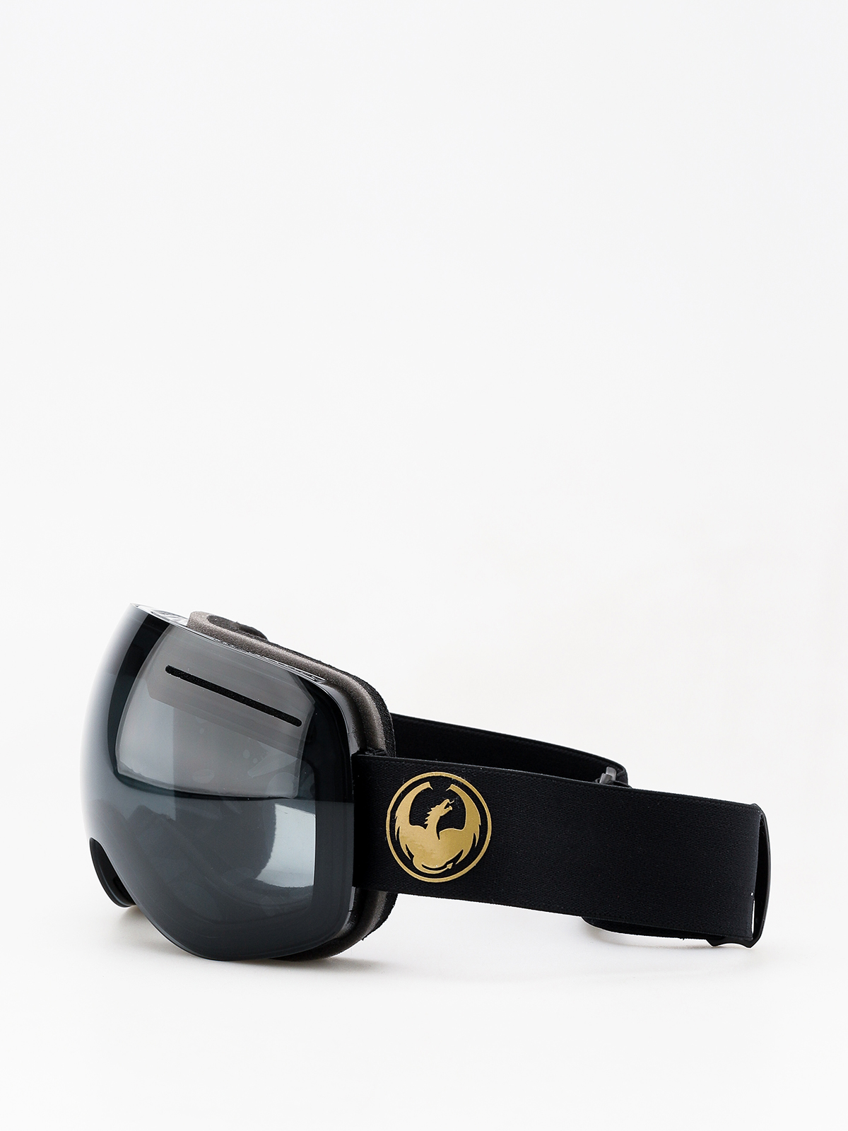 Gogle Dragon X1 (gold/dark smoke/lumalens flash blue)