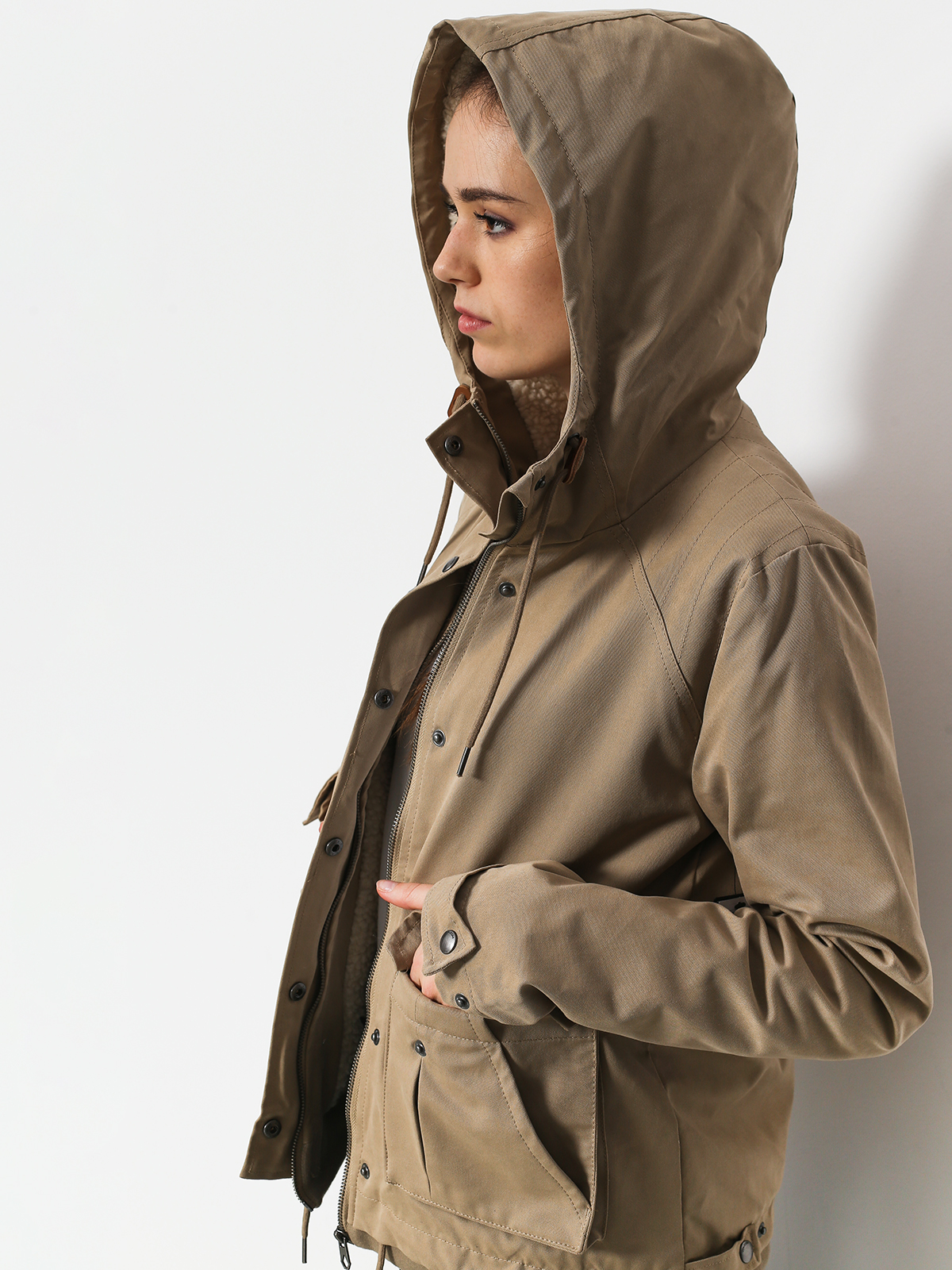 Kurtka Volcom Walk On By Short Wmn (kha)