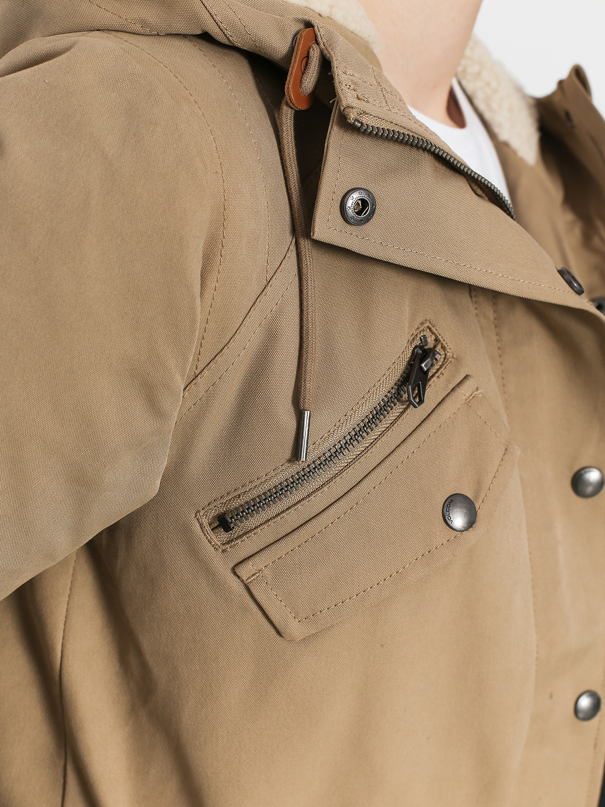 Kurtka Volcom Walk On By Short Wmn (kha)