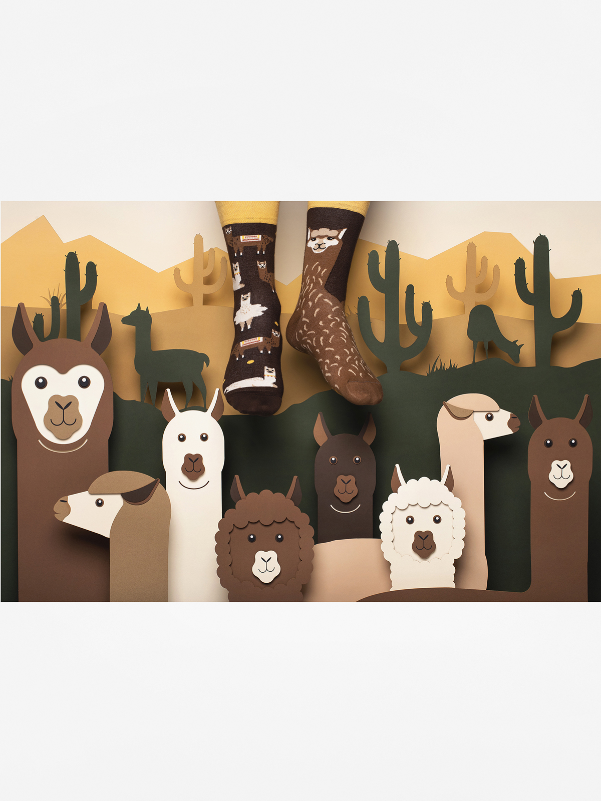 Skarpetki Many Mornings Fluffy Alpaka (brown)