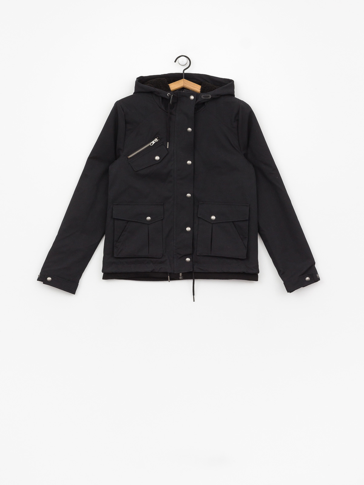 Kurtka Volcom Walk On By Short Wmn (blk)